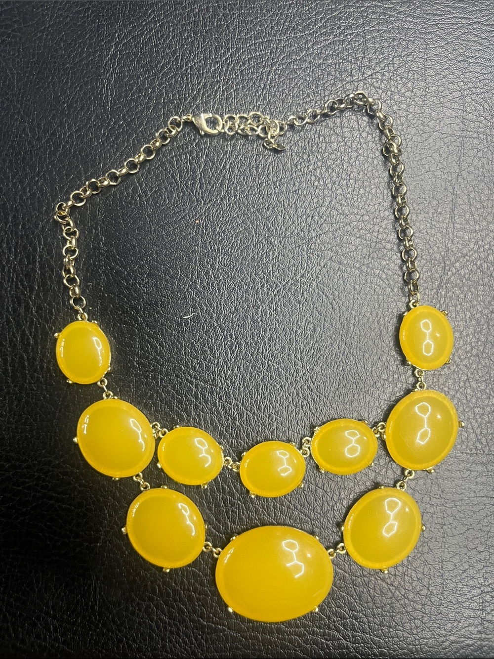 Yellow Statement Bib Necklace - Women Jewelry